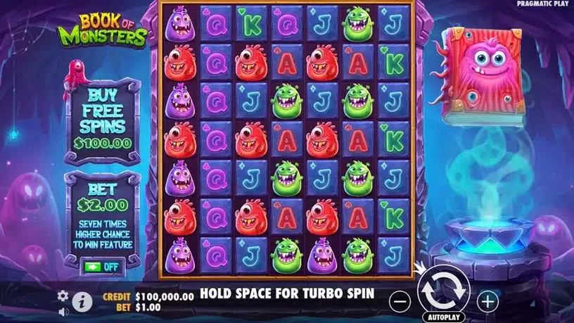 Book of Monsters slot screenshot 1