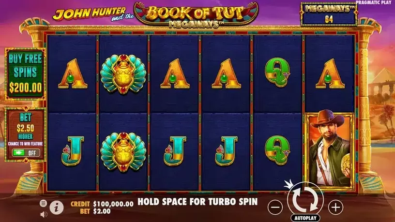Book of Tut Megaways slot screenshot 1