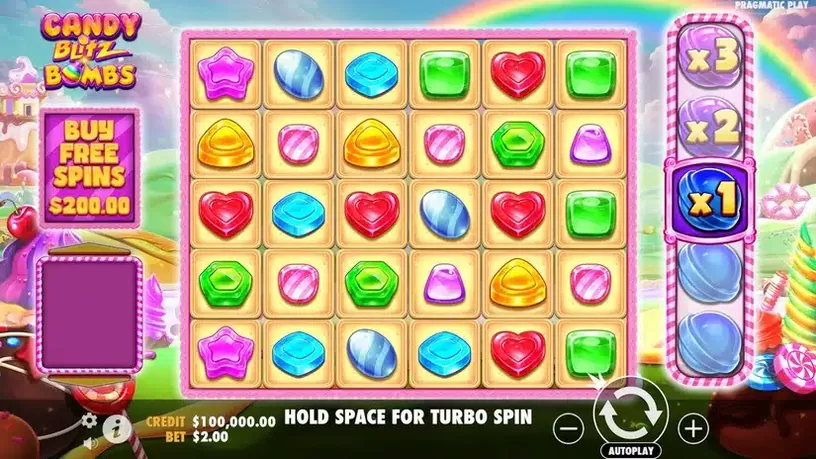 Candy Blitz Bombs slot screenshot 1