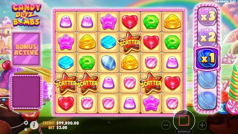 Candy Blitz Bombs slot screenshot 2