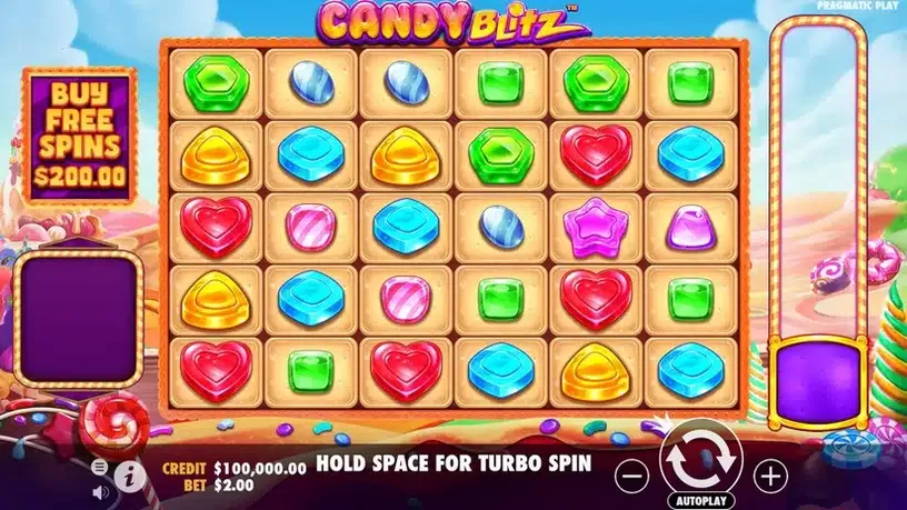 Candy Blitz slot screenshot 1
