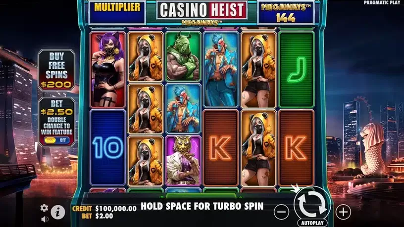 Casino Heist Megaways slot screenshot 1