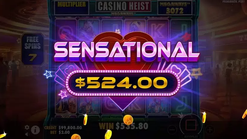 Casino Heist Megaways slot screenshot 6