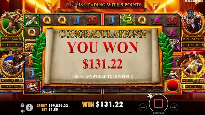 Chase for Glory slot screenshot 8