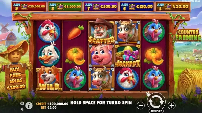 Country Farming slot screenshot 1