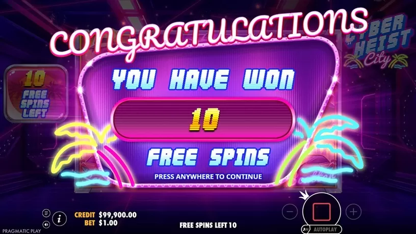 Cyberheist City slot screenshot 3