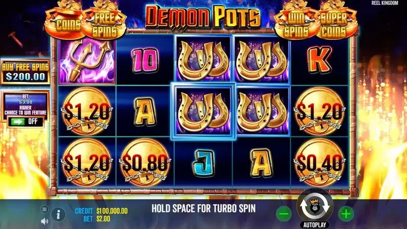 Demon Pots slot screenshot 1