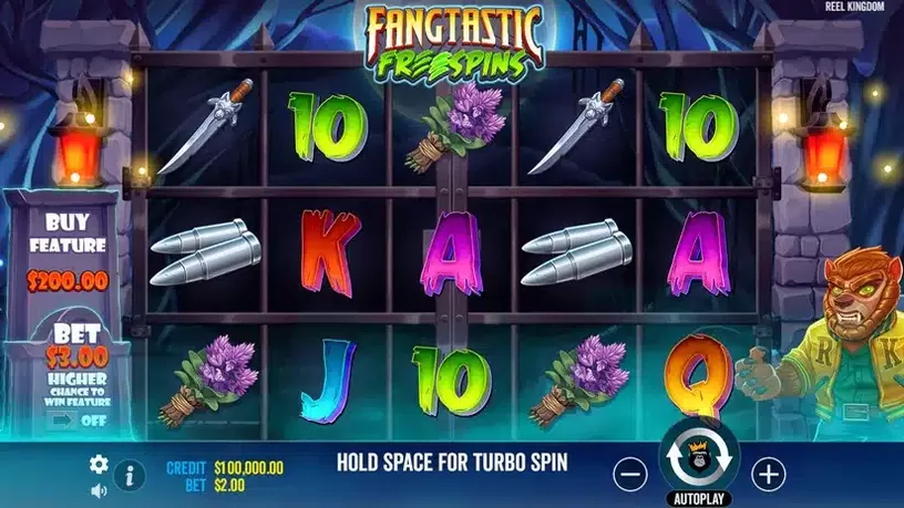 Fangtastic Freespins slot screenshot 1