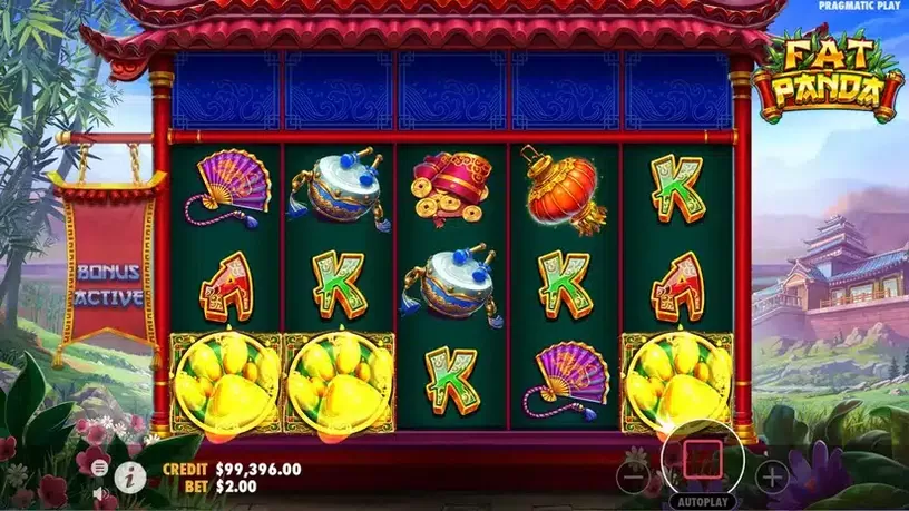 Fat Panda slot screenshot 2