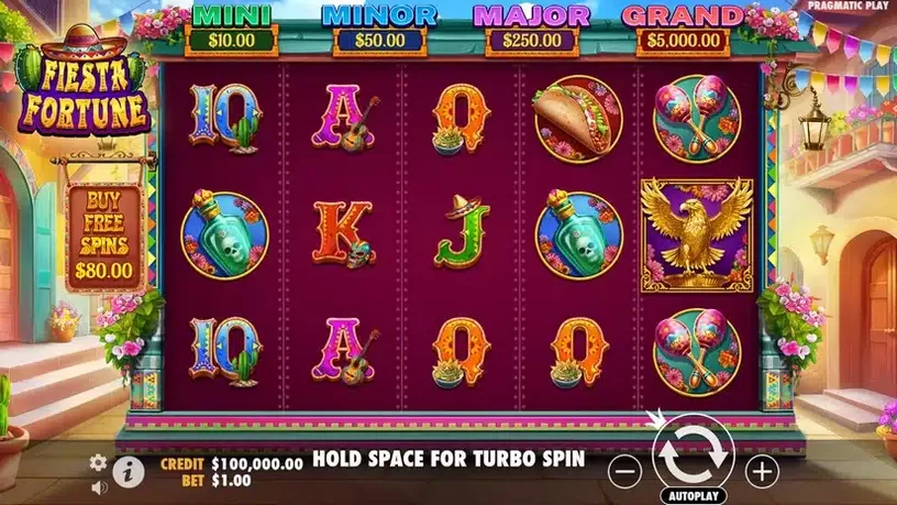 Fiesta Fortune slot screenshot 1