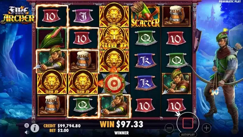 Fire Archer slot screenshot 7