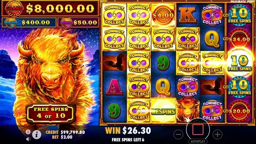 Fire Stampede slot screenshot 5