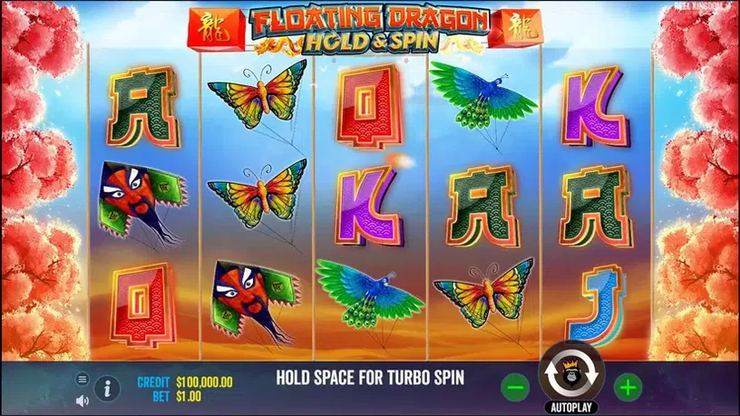 Floating Dragon Hold and Spin slot screenshot 1