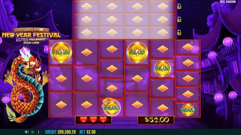 Floating Dragon New Year Festival Ultra Megaways Hold & Spin slot screenshot 7