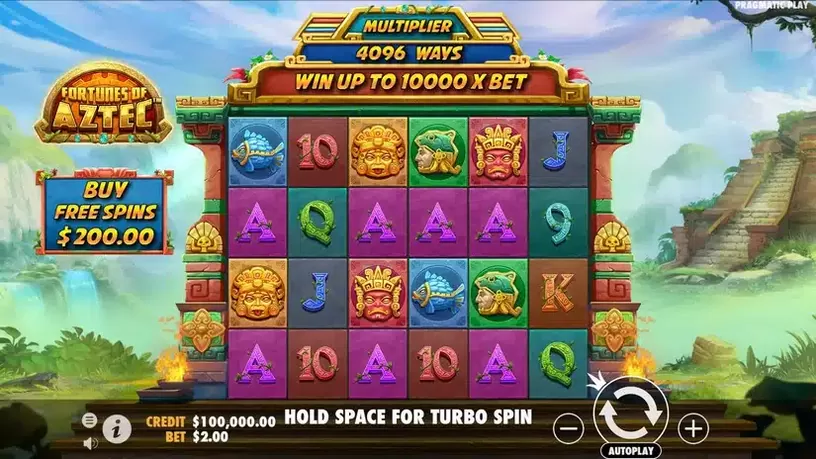 Fortunes of the Aztec slot screenshot 1