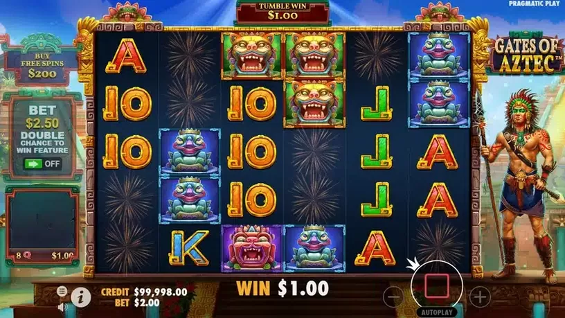 Gates of Aztec slot screenshot 2