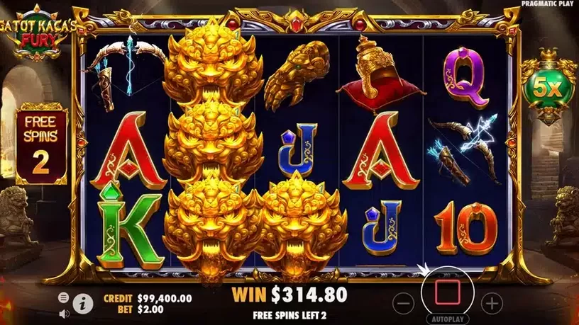 Gatot Kaca’s Fury slot screenshot 8
