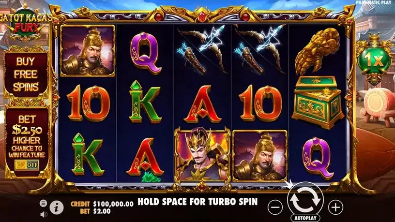 Gatot Kaca’s Fury slot screenshot 1