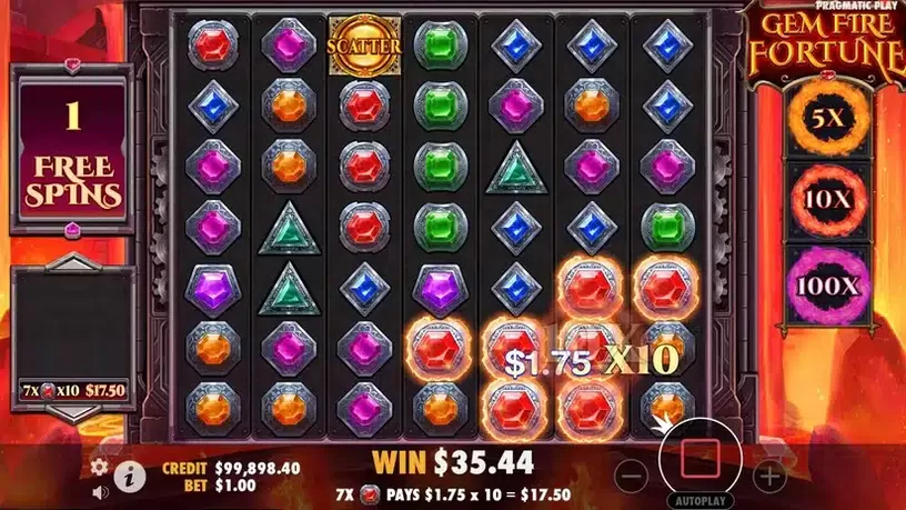 Gem Fire Fortune slot screenshot 5
