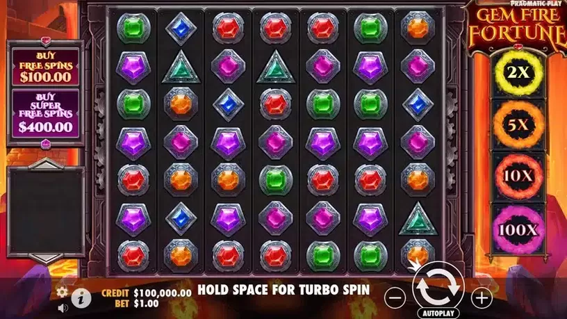 Gem Fire Fortune slot screenshot 1