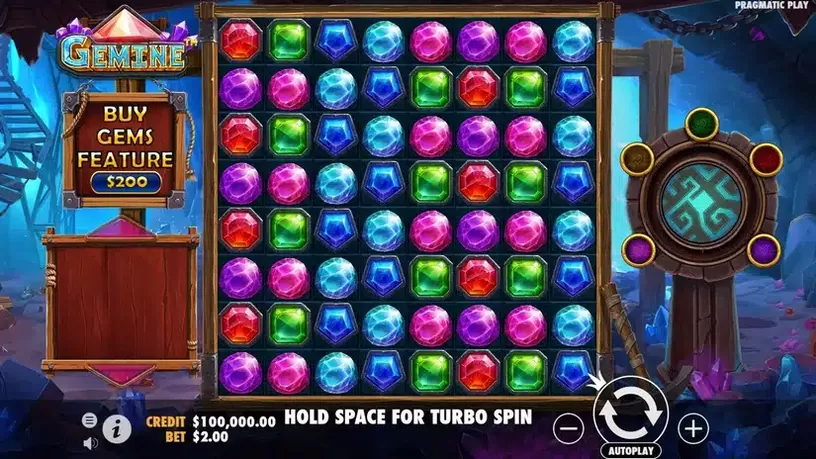 Gemine slot screenshot 1
