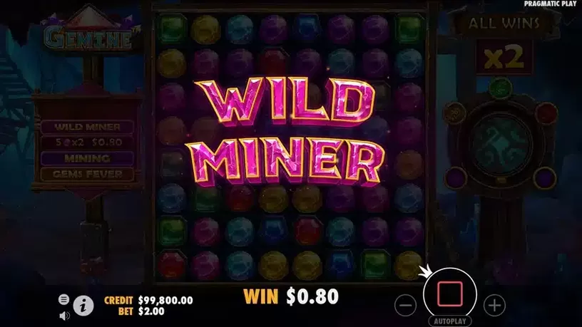 Gemine slot screenshot 3