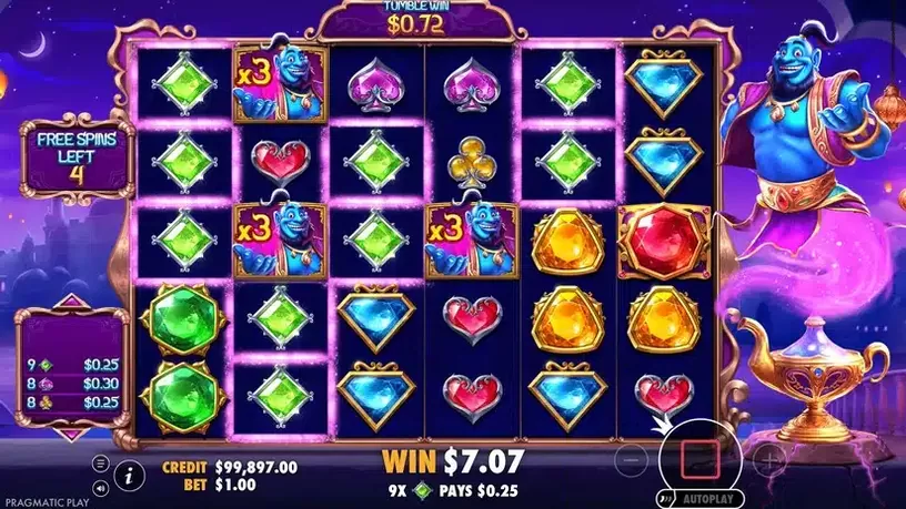 Genie’s Gem Bonanza slot screenshot 6