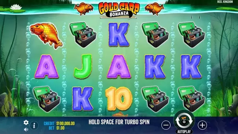 Gold Carp Bonanza slot screenshot 1