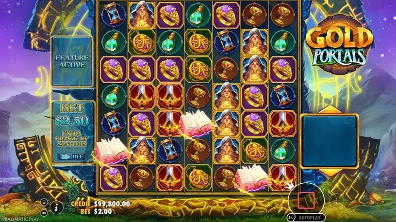 Gold Portals slot screenshot 2