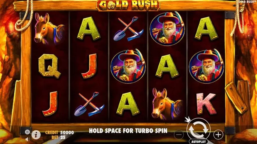 Gold Rush slot screenshot 1