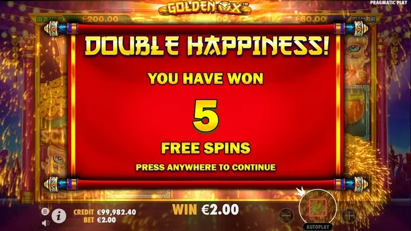 Golden Ox (Pragmatic Play) slot screenshot 4