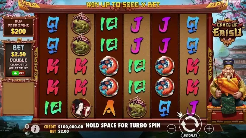 Grace of Ebisu slot screenshot 1