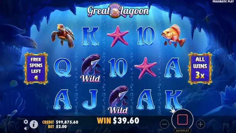 Great Lagoon slot screenshot 8
