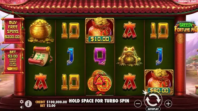 Greedy Fortune Pig slot screenshot 1