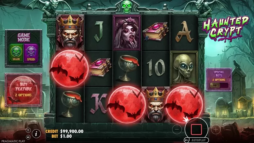 Haunted Crypt slot screenshot 2