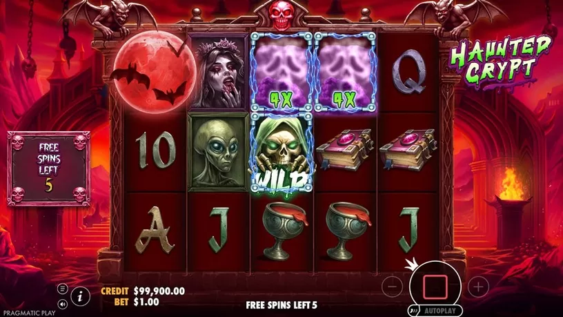 Haunted Crypt slot screenshot 4