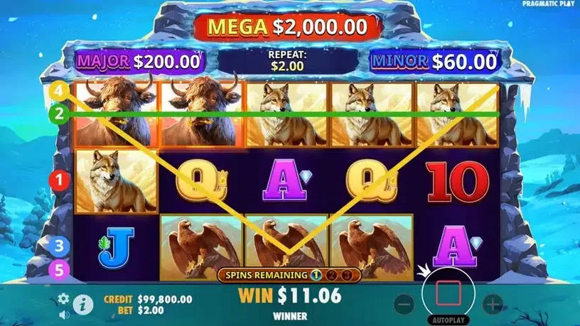 Himalayan Wild slot screenshot 4