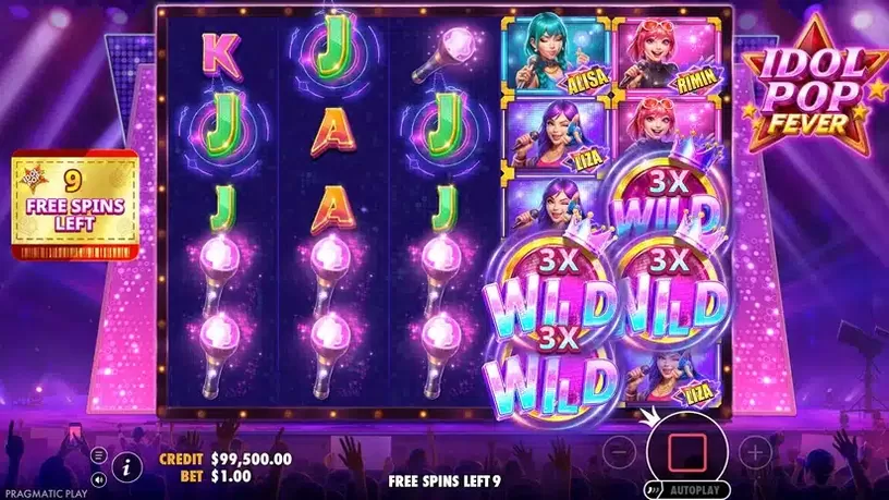 Idol Pop Fever slot screenshot 4