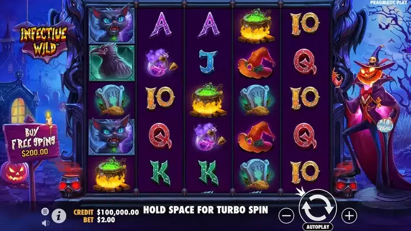 Infective Wild slot screenshot 1