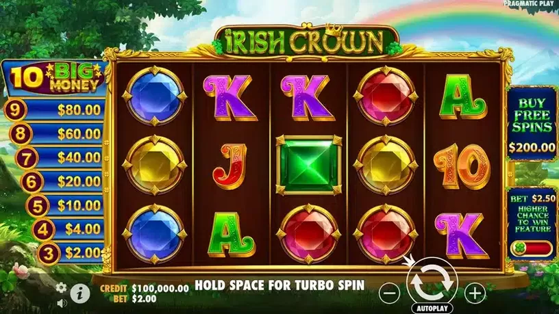 Irish Crown slot screenshot 1