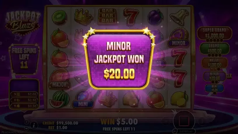 Jackpot Blaze slot screenshot 6