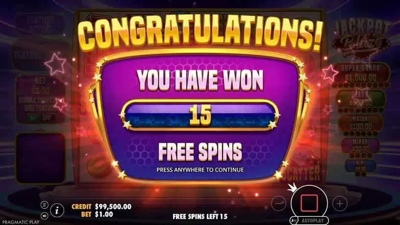 Jackpot Blaze slot screenshot 4
