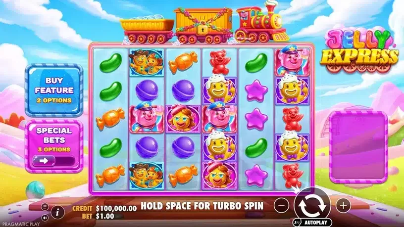 Jelly Express slot screenshot 1