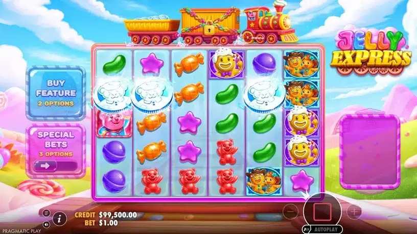 Jelly Express slot screenshot 2