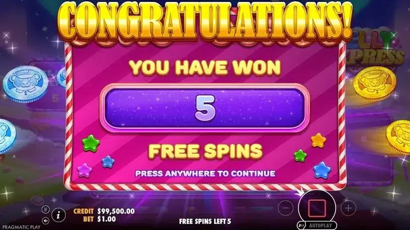 Jelly Express slot screenshot 4