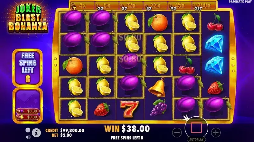 Joker Blast Bonanza slot screenshot 6