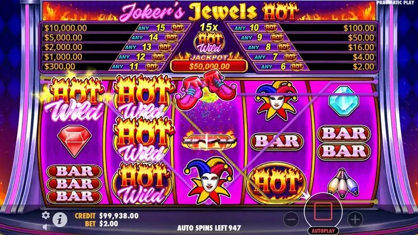 Joker’s Jewels Hot slot screenshot 4