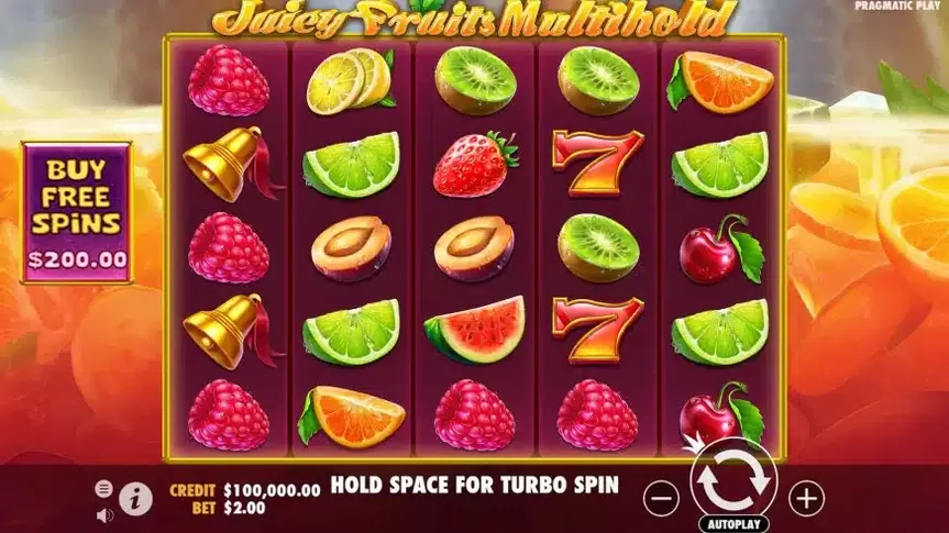 Juicy Fruits Multihold slot screenshot 1