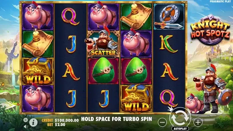 Knight Hot Spotz slot screenshot 1
