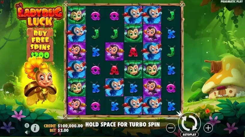 LadyBug Luck slot screenshot 1